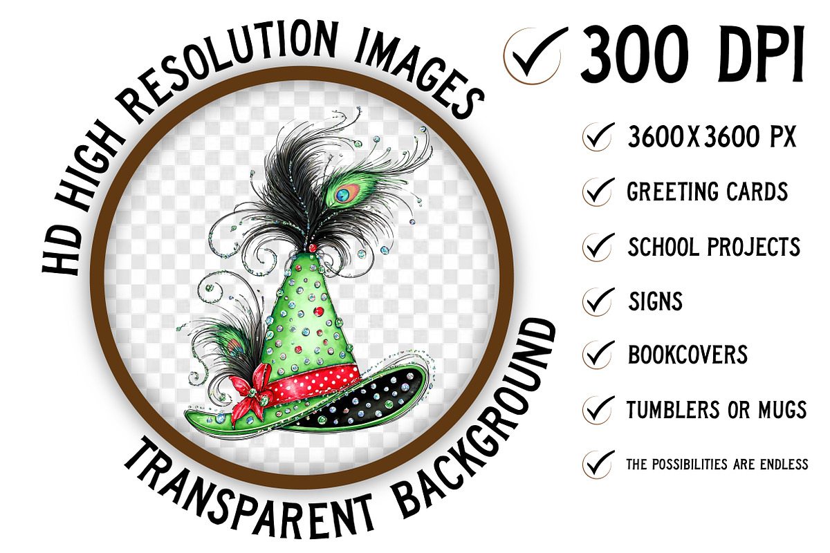 New Year's Midnight Glam Clipart, an Illustration by Craft Nest (Photo 2 of 6)