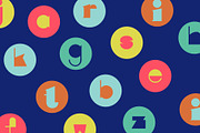 Geo Fitz - geometric font, a Sans Serif Font by Font Infusions (Thumbnail 11 of 14)