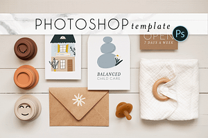 Boho Baby Paper Mockup II