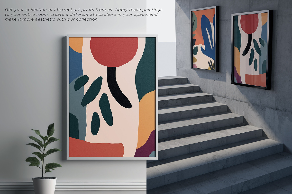Abstract Contemporary Floral Art, a Decorative Illustration by Vibrand Studio (Photo 7 of 12)