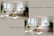 Loft Sofa Mockup Bundle, a Household Mockup by Vika_Softlife (Thumbnail 2 of 8)