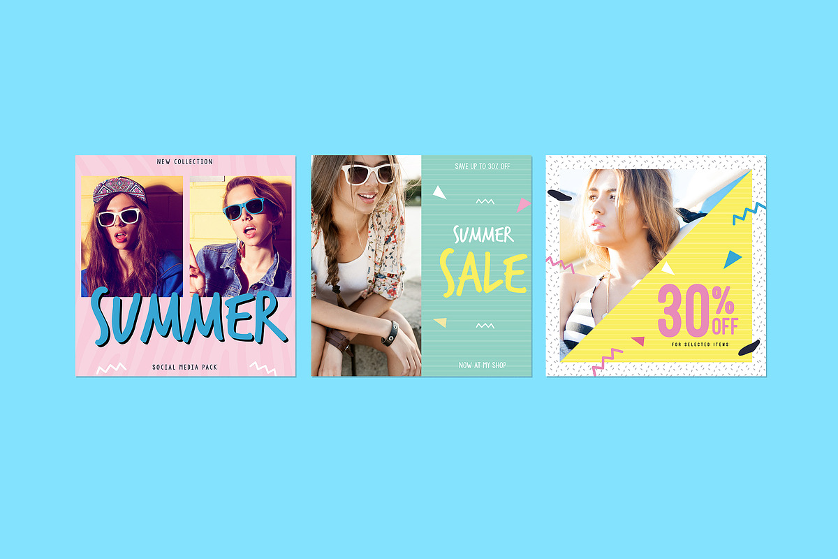 Celebgram_Instagram Fashion Pack, a Social Media Template by Guuver (Photo 3 of 5)