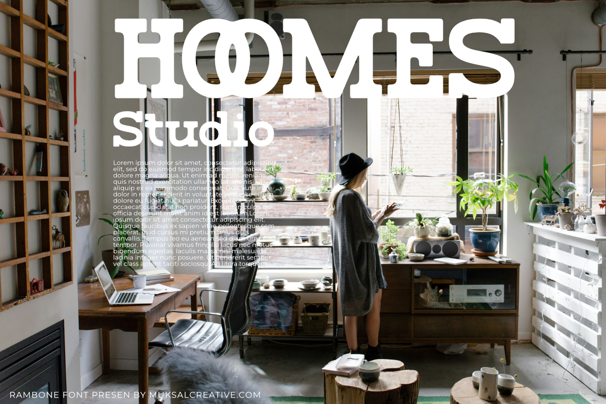 Rambone, a Slab Serif Font by Muksal Creative (Photo 8 of 15)