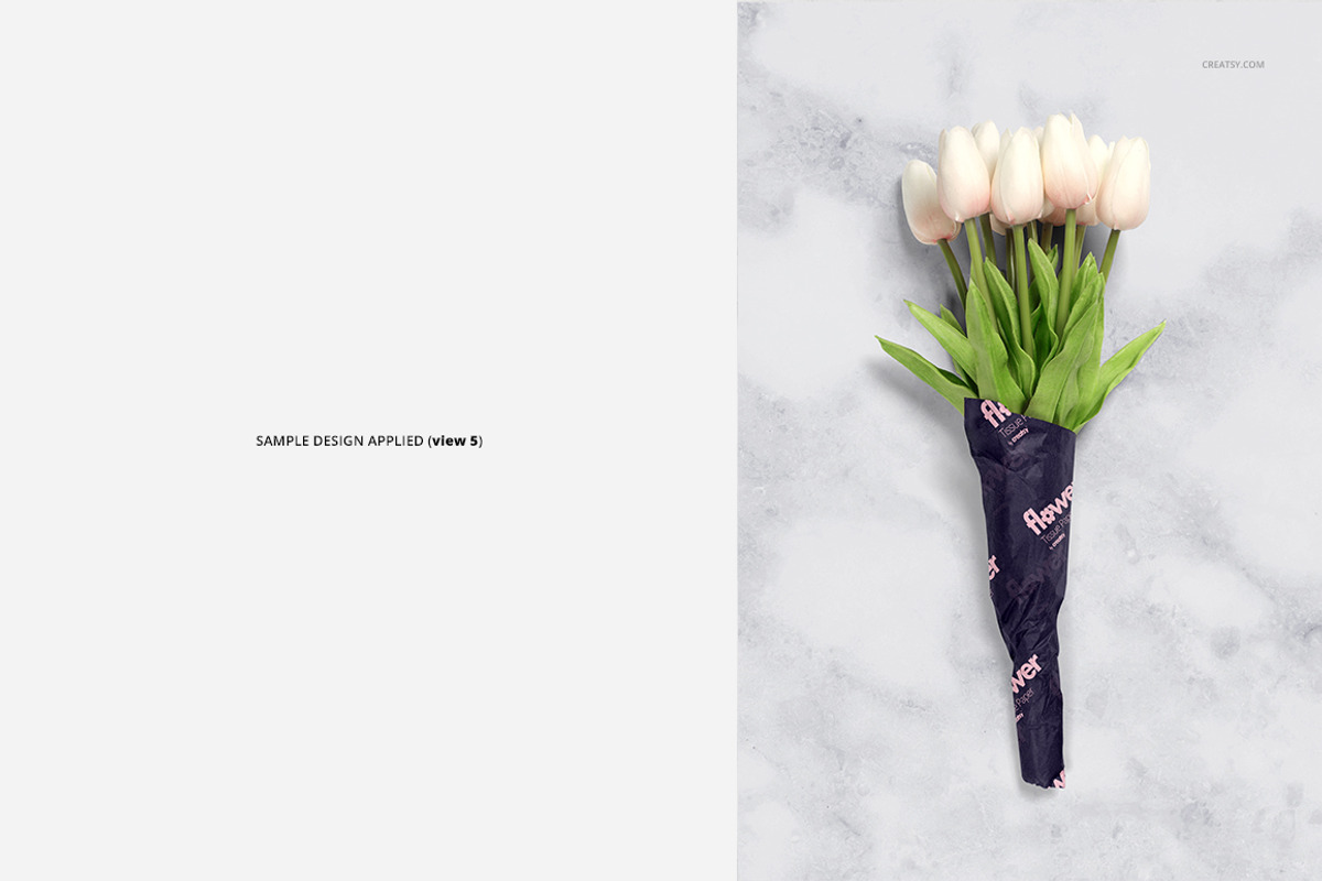 Flower Wrapping Paper Mockup Set, a Pens & Pencil Mockup by creatsy5 (Photo 10 of 19)