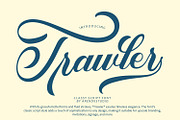 Trawler - Classy Script Font, a Script Font by Arendxstudio (Thumbnail 1 of 8)