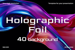 Holographic Foil Background Set