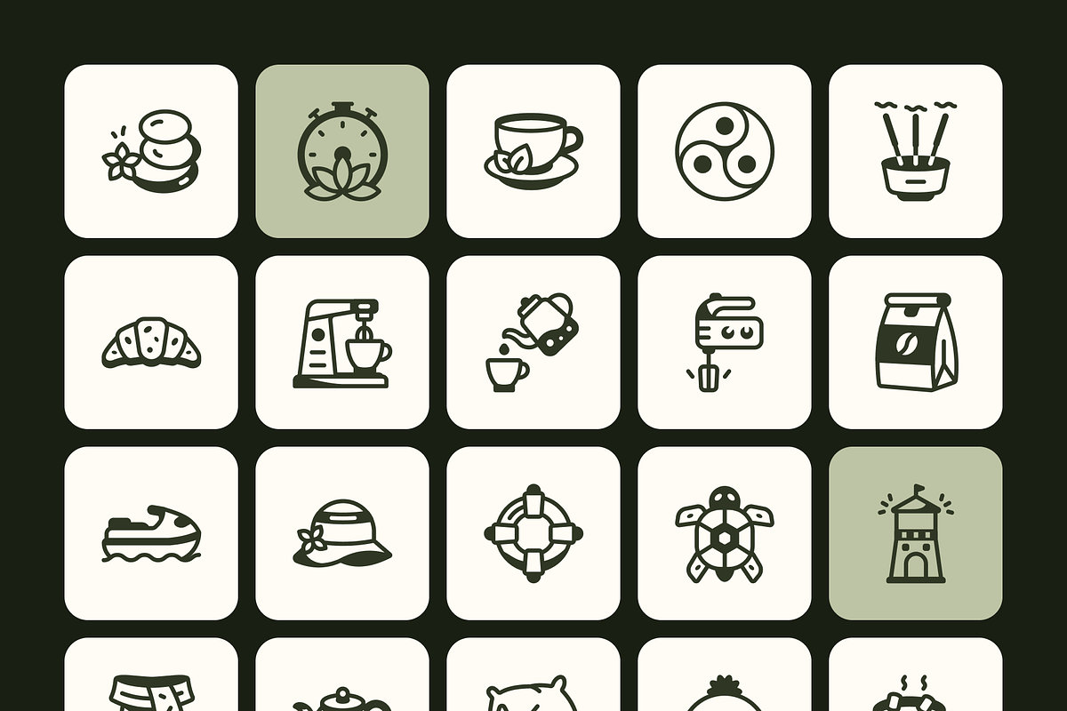 Hobbies Icons Bundle, a Solid Icon by Prosymbols (Photo 9 of 12)