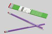 Colorful Pencil Packaging Mockup, a Pens & Pencil Mockup by Bartama Graphic (Thumbnail 3 of 5)