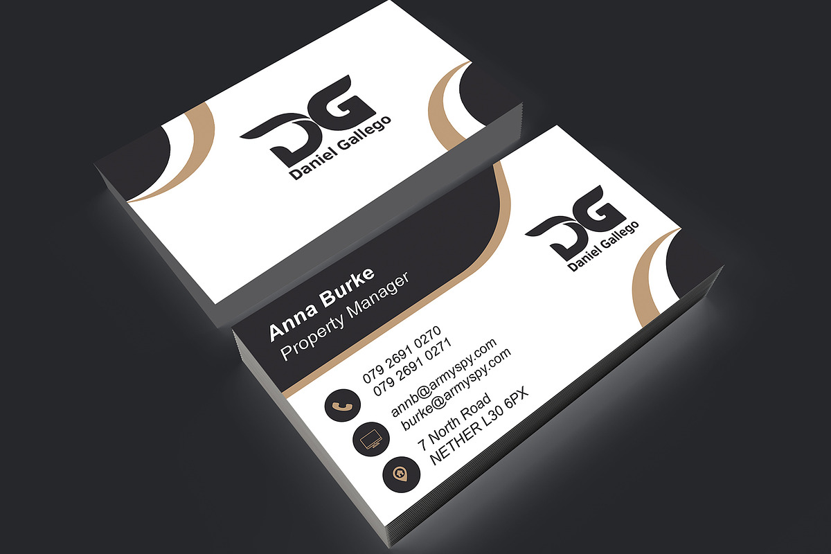 Corporate Business Card PSD preview 3