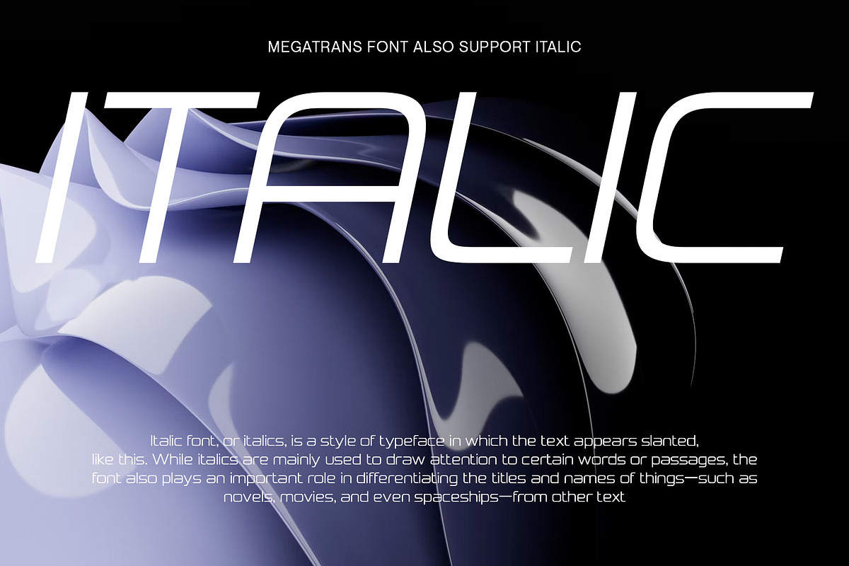 Megatrans - Futuristic Font, a Sans Serif Font by Craft Supply Co. (Photo 2 of 8)