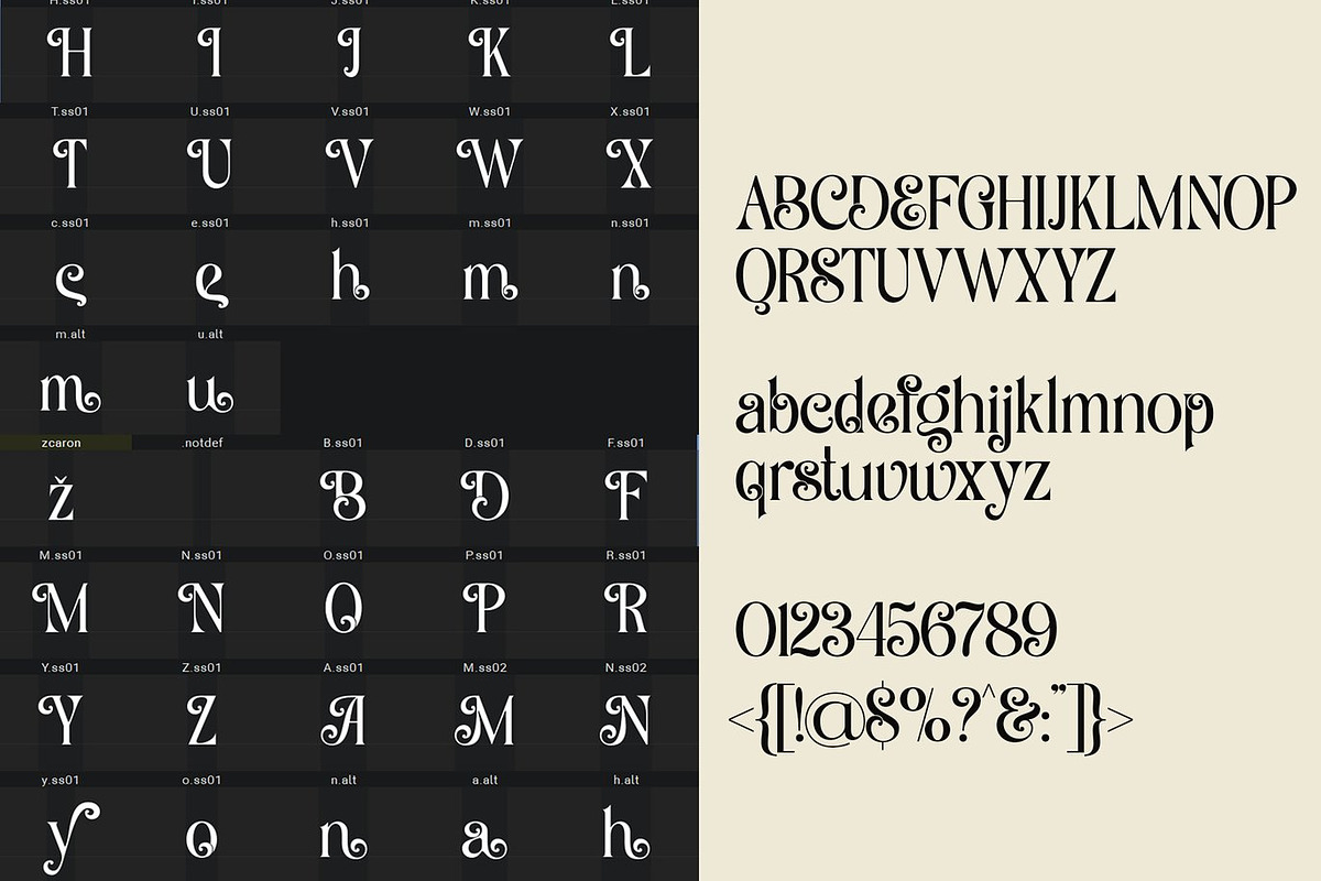 Elicka - Modern Serif Font, a Serif Font by Luna Shop (Photo 2 of 5)