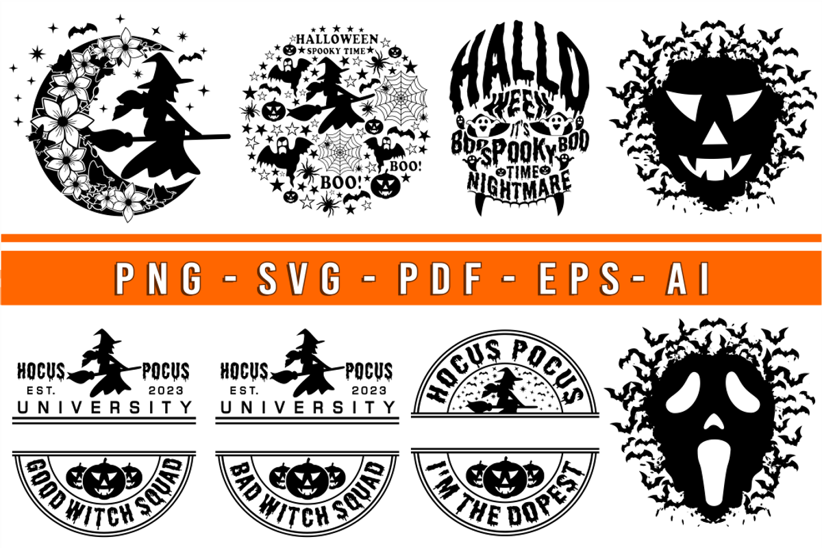 Halloween SVG & PNG Design Bundle, a Graphic by D2PUTRI (Photo 14 of 14)