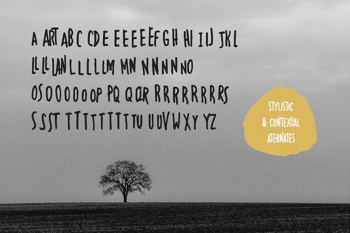 Passageron Handwritten Font preview 5