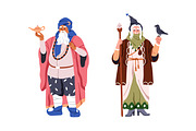 Magicians and wizards, magic set, a Person Illustration by Good Studio (Thumbnail 2 of 6)