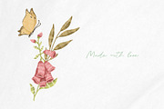 Soft flowers graphic collection, a Decorative Illustration by Yelloo Fish (Thumbnail 16 of 16)