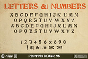 Printing Block 95 - 90's Stamp Font, a Serif Font by Remedy667 (Thumbnail 5 of 8)