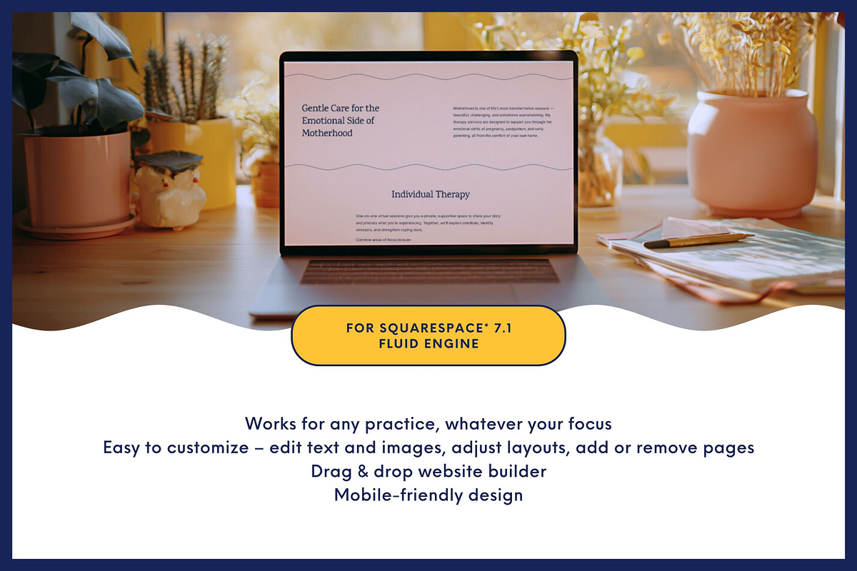 Squarespace Template for Therapists preview 5