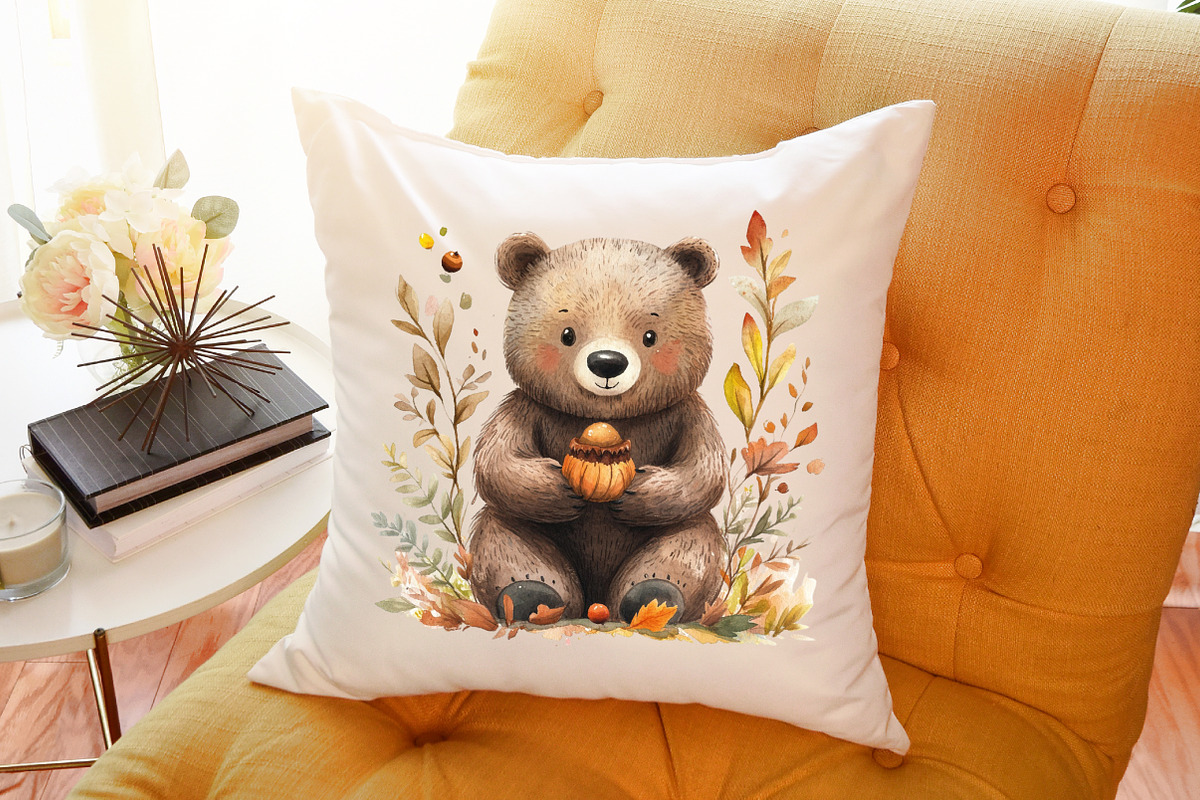 Autumn Forest Compositions Animals P, an Illustration by Sublimation Artist (Photo 6 of 6)