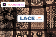 20 lace Procreate Brush Set, a Brush Add-On by Graphics Resources (Thumbnail 8 of 9)