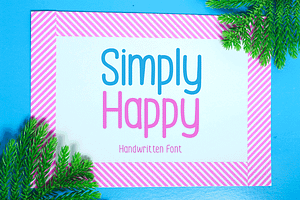 Simply Happy Typeface