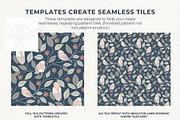 6 Seamless Pattern Templates (Vol 2), a Pattern Graphic by Fern & Quill (Thumbnail 5 of 12)