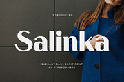 Salinka - Elegant Sans Serif Font, a Sans Serif Font by Typeformers (Thumbnail 1 of 6)