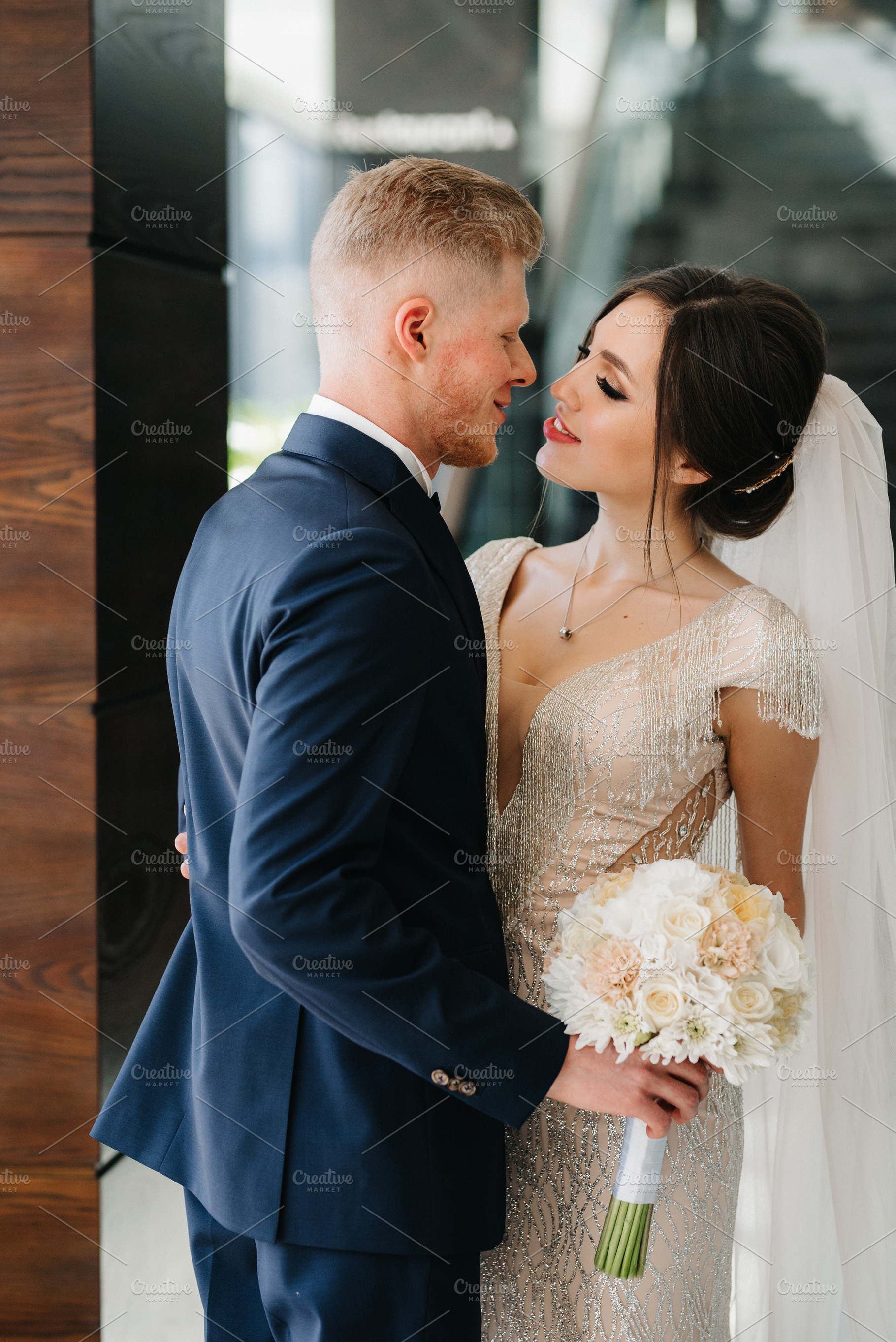 first meeting of the bride and groom, a Person Photo by Weddings, People, Travel