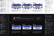 74x Blue Raccoon Twitch Panels, an Illustration by Custom Fonts & Patterns (Thumbnail 2 of 2)