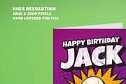 A5 Greetings Card Bi-fold Mock Up, a Print Template by Little Type Factory (Thumbnail 2 of 8)