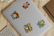 Cute Summer Animals Clipart Bundle, an Illustration by Print Haven (Thumbnail 3 of 5)