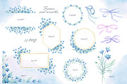 Forget me not clipart PNG, an Illustration by Alena Kurian (Thumbnail 2 of 3)