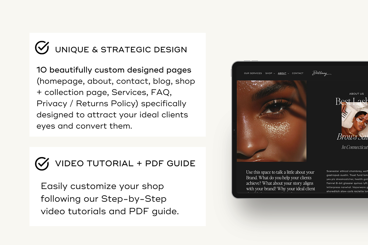 Brittany - Beauty Shopify Theme, a Shopify Template by Studio Zash (Photo 6 of 11)