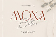 Moxa Bestine-Modern Decorative font, a Serif Font by ToniStudio (Thumbnail 1 of 11)