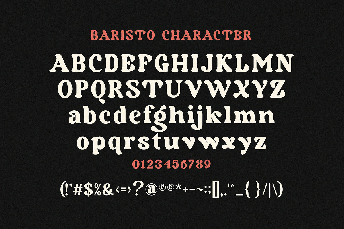 Baristo, a Serif Font by ToniStudio (Photo 7 of 8)