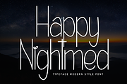 Happy Nightmed | Script Font, a Script Font by Scratchones (Thumbnail 1 of 8)
