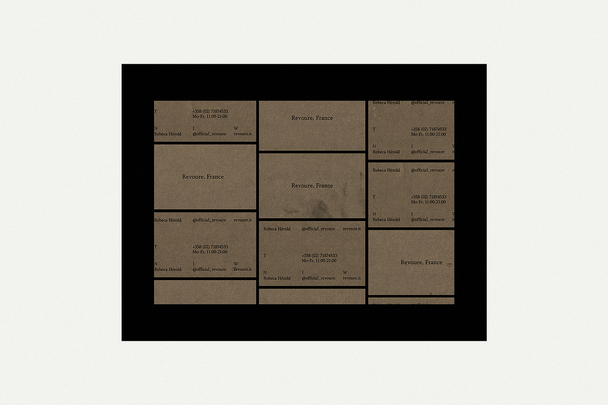 Revoure - B.Card Template/Mockups, a Business Card Template by William Hansen (Photo 6 of 6)