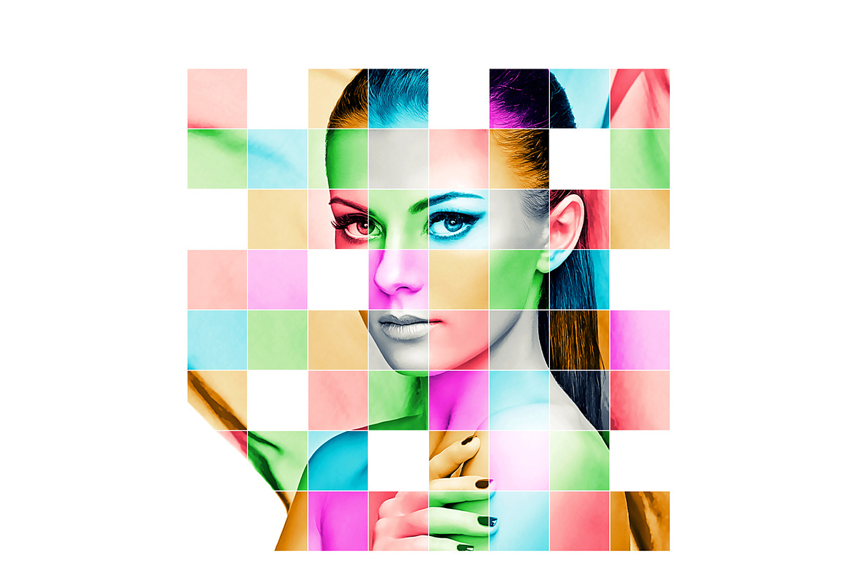 Color Grid Photoshop Action, an Action Add-On by Studio Retouch (Photo 8 of 11)
