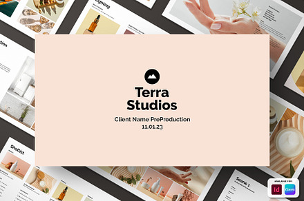 Photoshoot Pre-production Template, a Presentation Template by Good Creative Studio