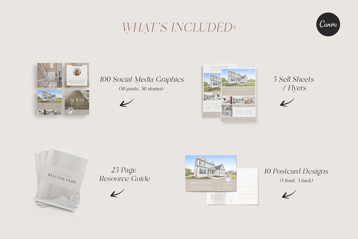 Real Estate Marketing Bundle, a Social Media Template by Gebers Marketing & Design (Photo 2 of 12)