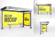 Bus Stand Mockup PSD file., an Advertising Mockup by samsulpassive (Thumbnail 3 of 3)