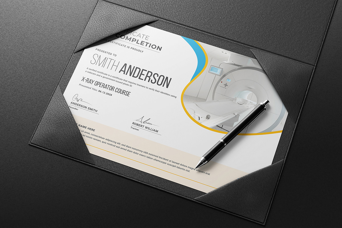 X-ray Operator Certificate, a Stationery Template by DesignDevisers (Photo 7 of 10)