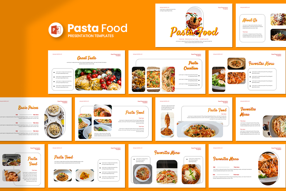 Pasta Food - PowerPoint Template