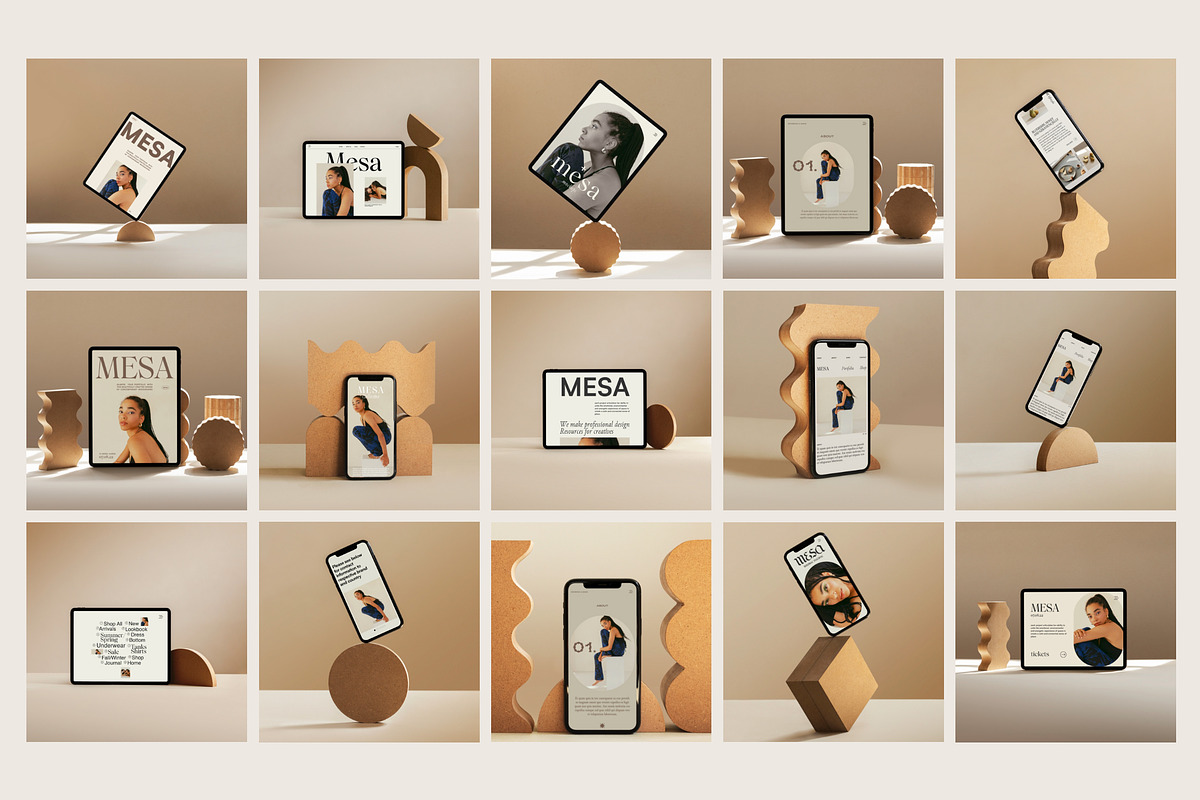 BUNDLE Mesa Digital Devices Mockups, a Device Mockup by Sparrow & Snow (Photo 8 of 13)