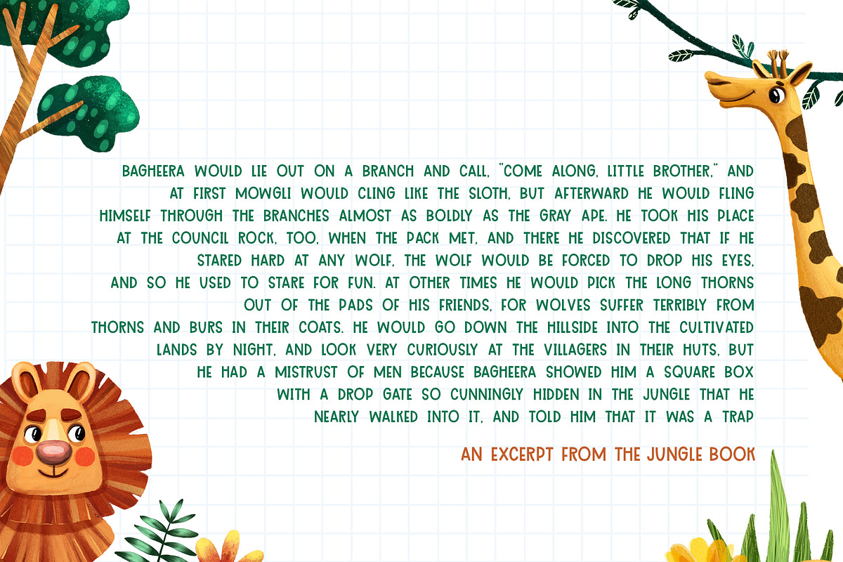 Jungle Paradise Font, a Font by Lollipop Hand Drawn (Photo 4 of 7)