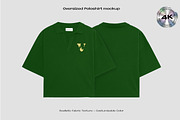 Oversized poloshirt mockup, a Shirt Mockup by Voyage Studio (Thumbnail 1 of 3)