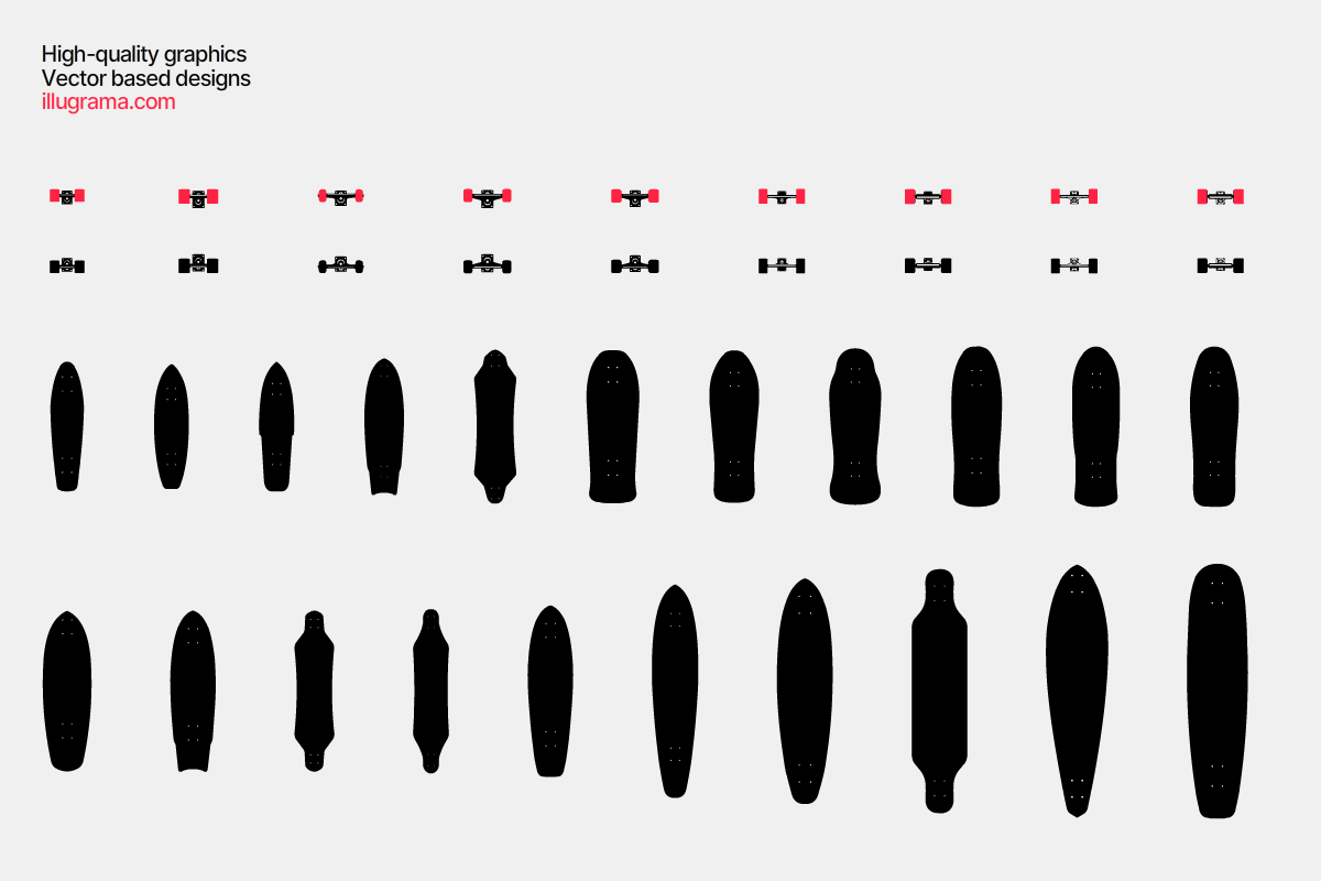 Skateboard & Longboard - Graphics, an Illustration by illugrama (Photo 7 of 7)