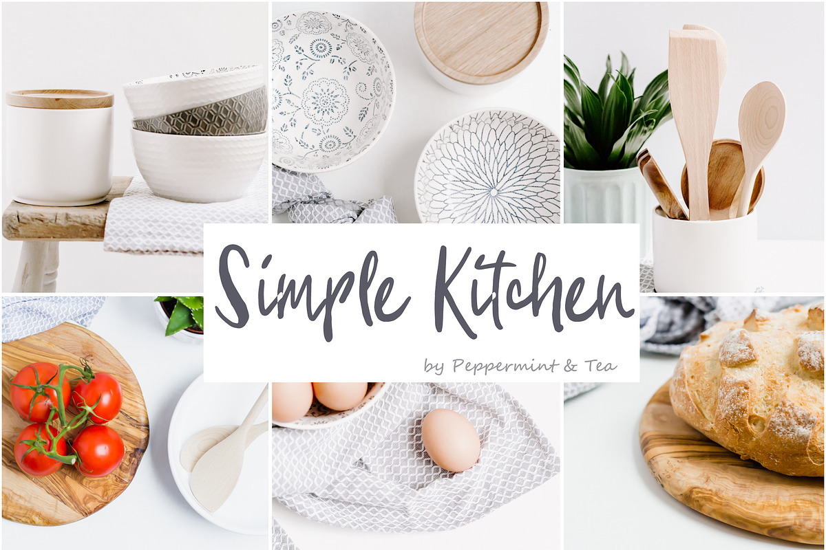 Simple Kitchen Bundle, a Household Mockup by Peppermint &Tea (Photo 1 of 8)