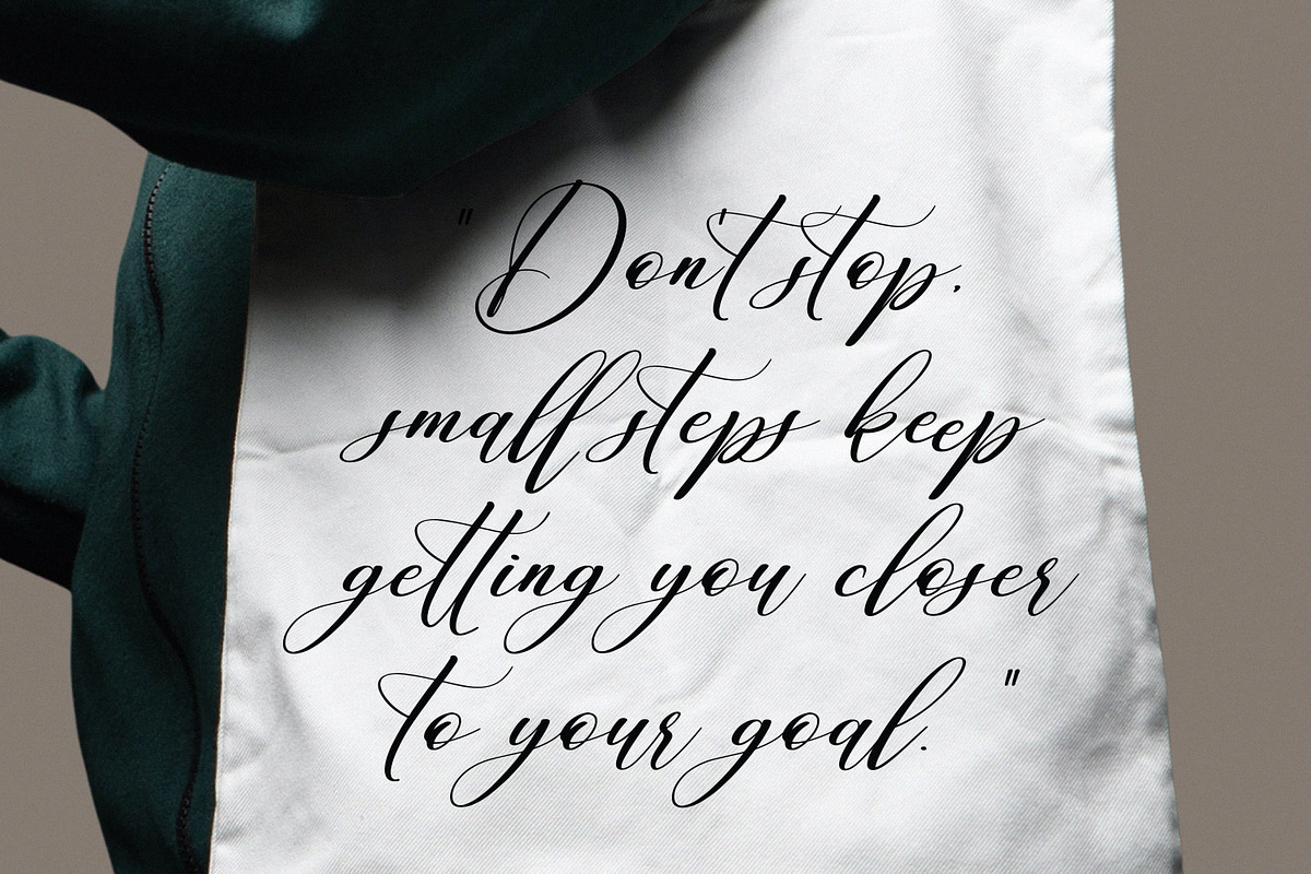 Arabella Forteny, a Script Font by Goresan Studio (Photo 8 of 15)