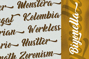 Biyonella - Retro Bold Script Font, a Script Font by StringLabs (Thumbnail 5 of 13)