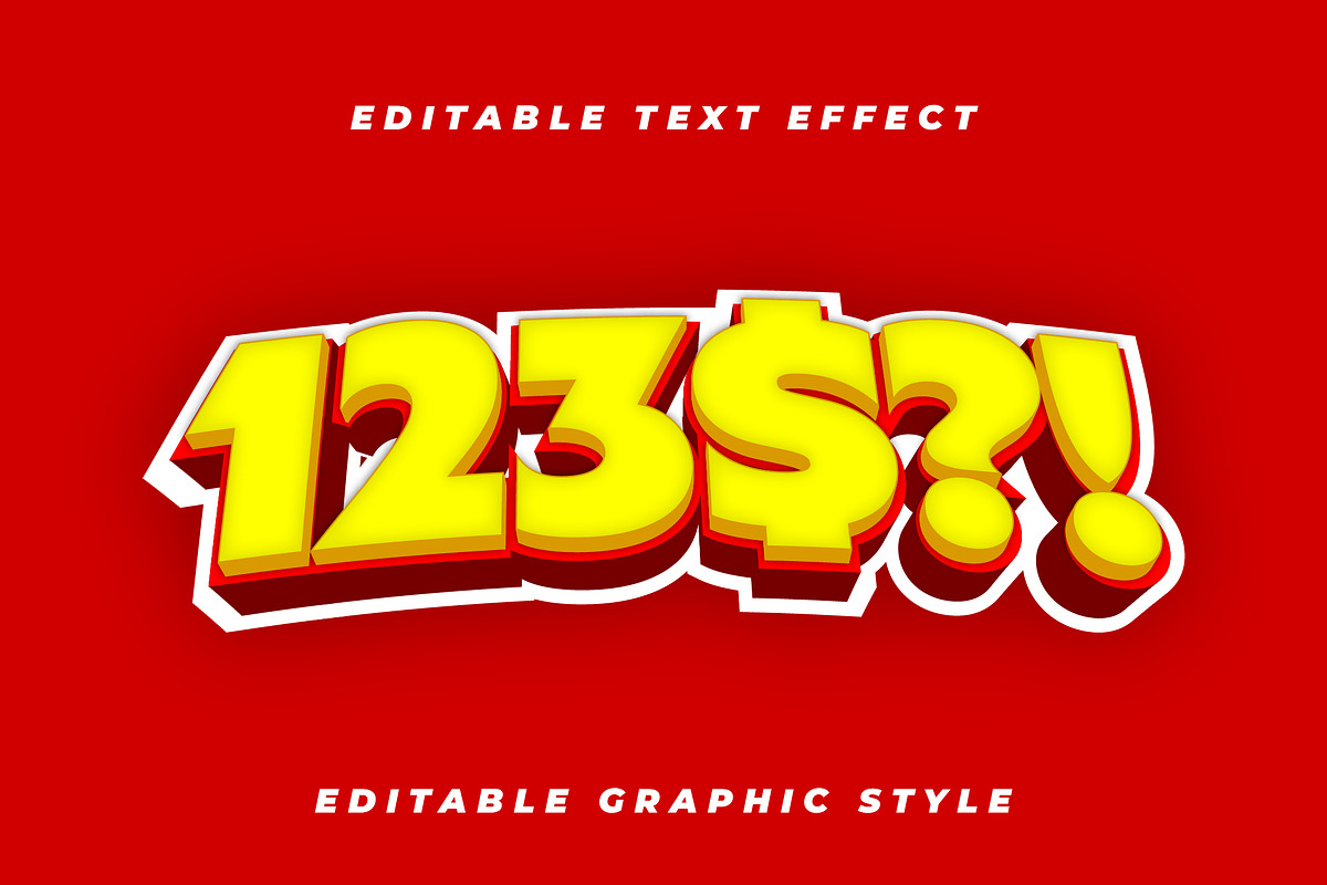 Comic Bold 3D Text Effect preview 2